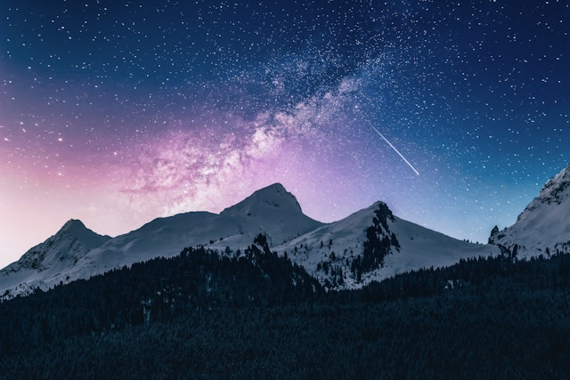 Mountain vista in Switzerland