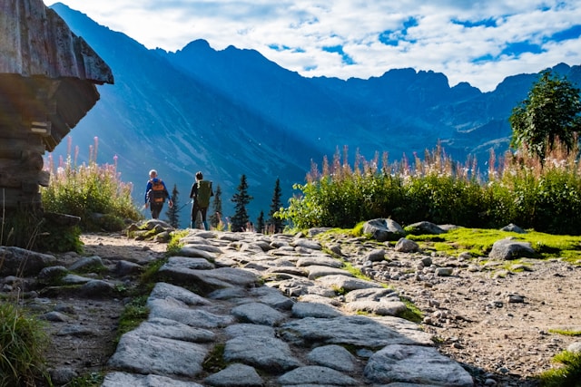 Hiking in the Andes